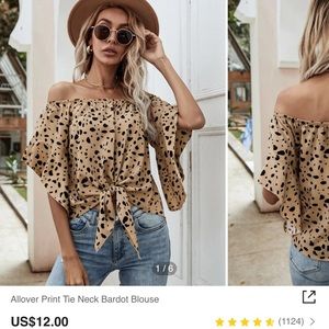 Off the shoulder shirt